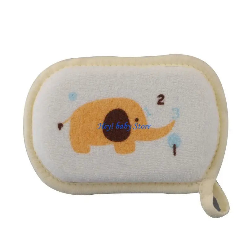 Animal Pattern Baby Bath Sponge – Soft, Safe & Ergonomic