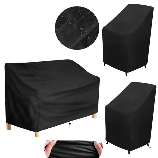 1pc Patio Chair Cover Waterproof Outdoor Garden Furniture Protect Universal Lounge Deep Seat Cover Easy-Fitting UV Resistant Peaceful Pleasures Health and Wellness