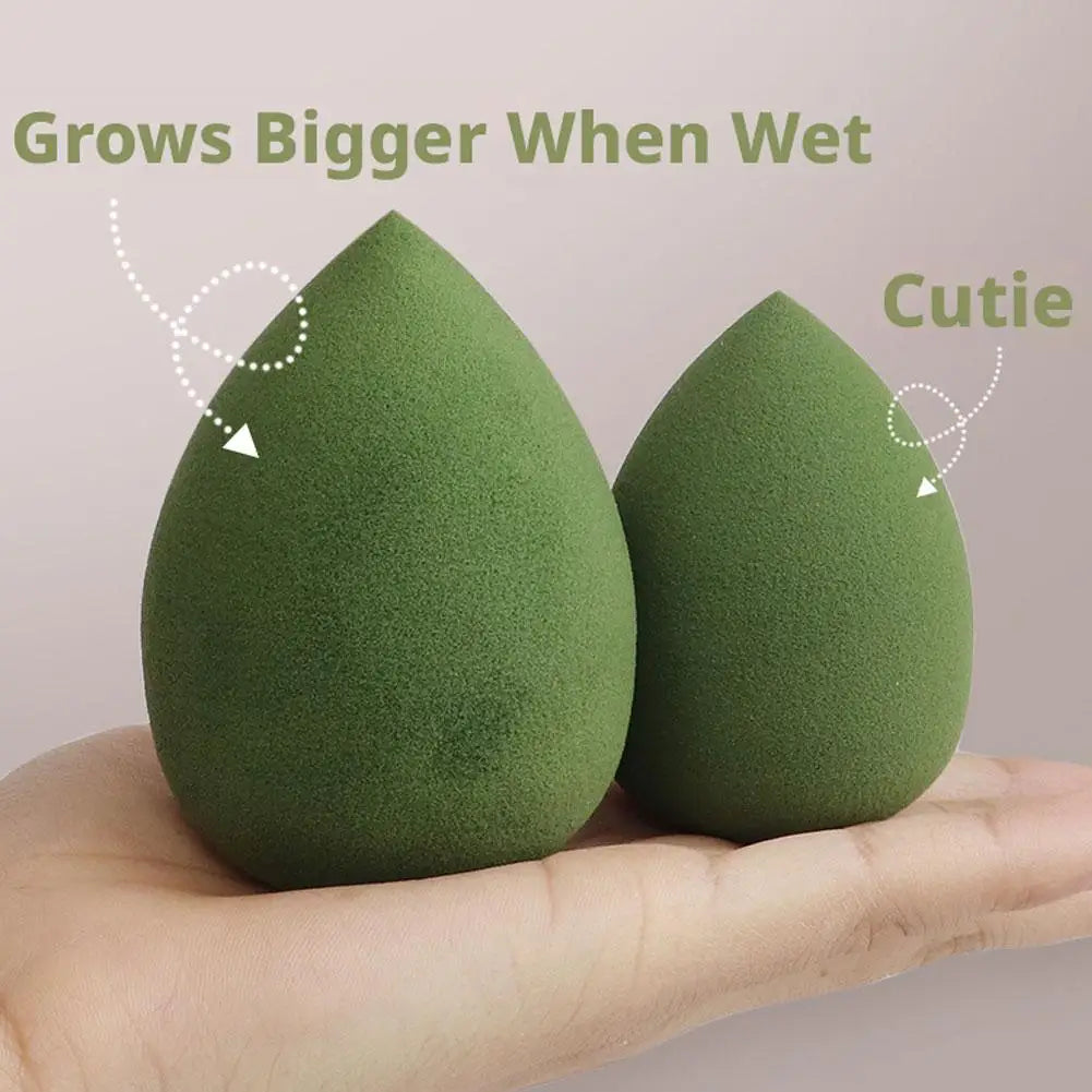 4pcs Makeup Sponge Powder Puff Wet Dry Dual Use Beauty Blender Sponge Beauty Egg Foundation Makeup Sponge Cosmetic Ball Peaceful Pleasures Health and Wellness