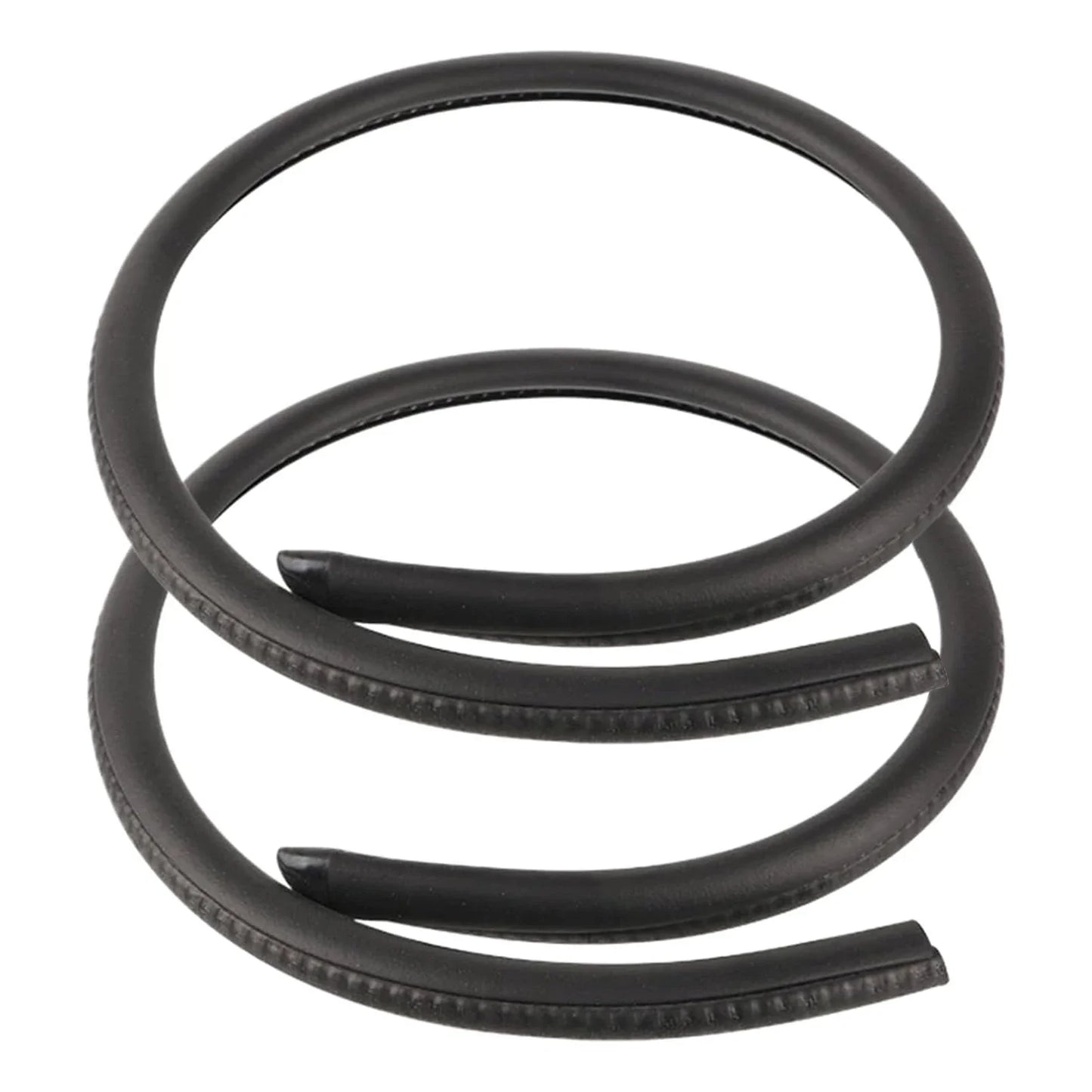 Vecligt EPDM Car Door Weatherstrip Seal Strip – 2m Pair