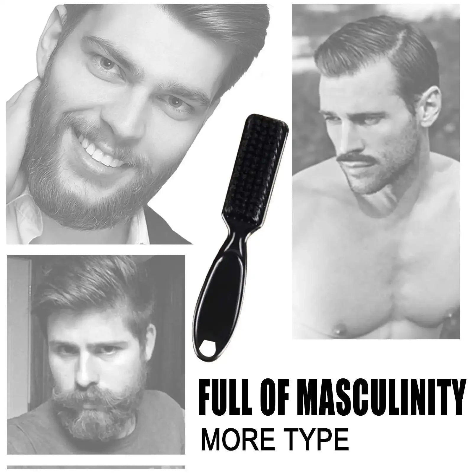 Boar Bristle Beard Brush & Comb Set for Men – Anti-Static Peaceful Pleasures Health and Wellness