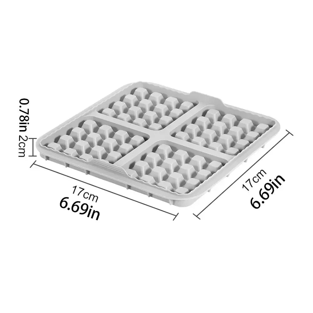 Air Fryer Silicone Waffle Maker Mold Square Reusable Non-stick Easy Release Biscuit Pancake Waffle Baking Mold Kitchen Accessory Peaceful Pleasures Health and Wellness