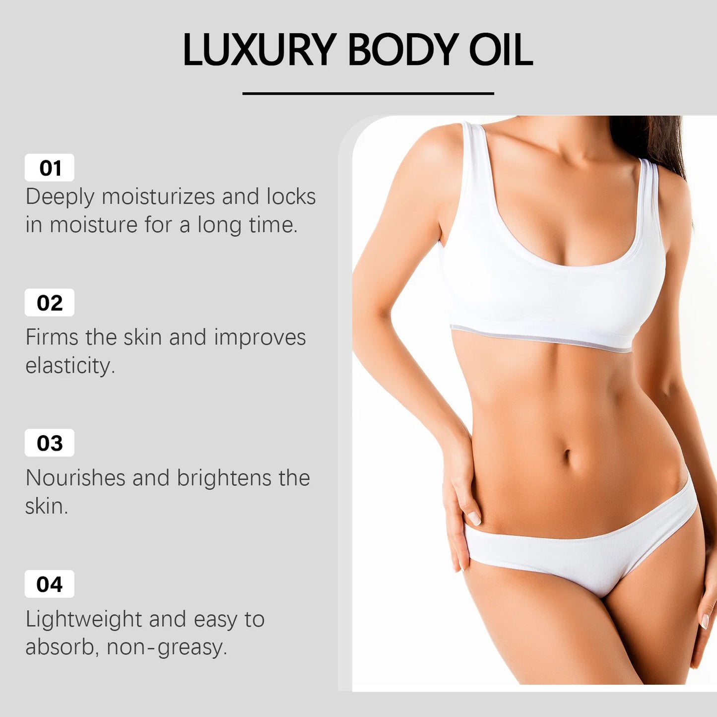 OceAura Firming Anti-Cellulite Body Oil | Skin Tightening 100ml
