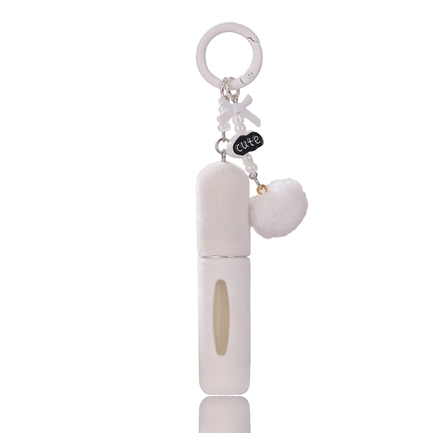 5ml Refillable Perfume Bottle Plush Keychain Travel Atomizer