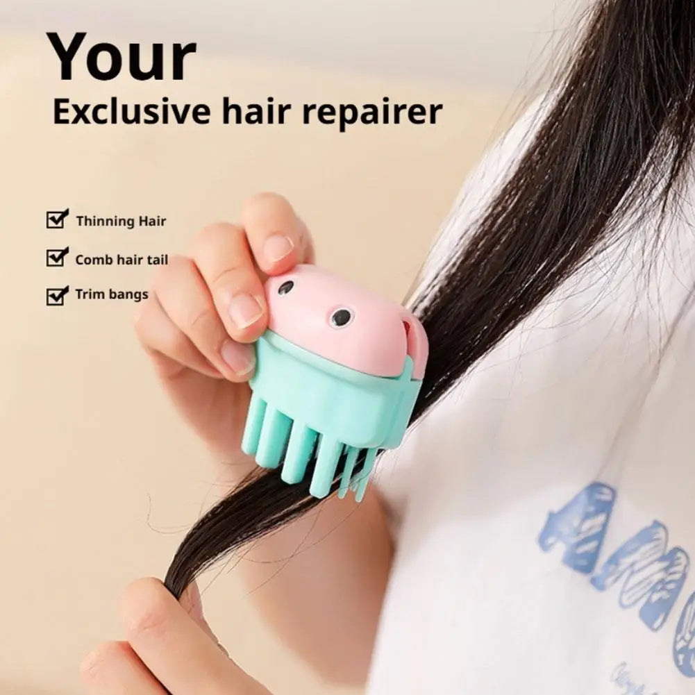 2-in-1 Bang Trimmer & Hair Cutting Comb – Portable
