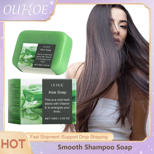 Aloe Vera Shampoo Bar – Oil Control, Frizz Repair & Volume Shampoo Bar Peaceful Pleasures Health and Wellness