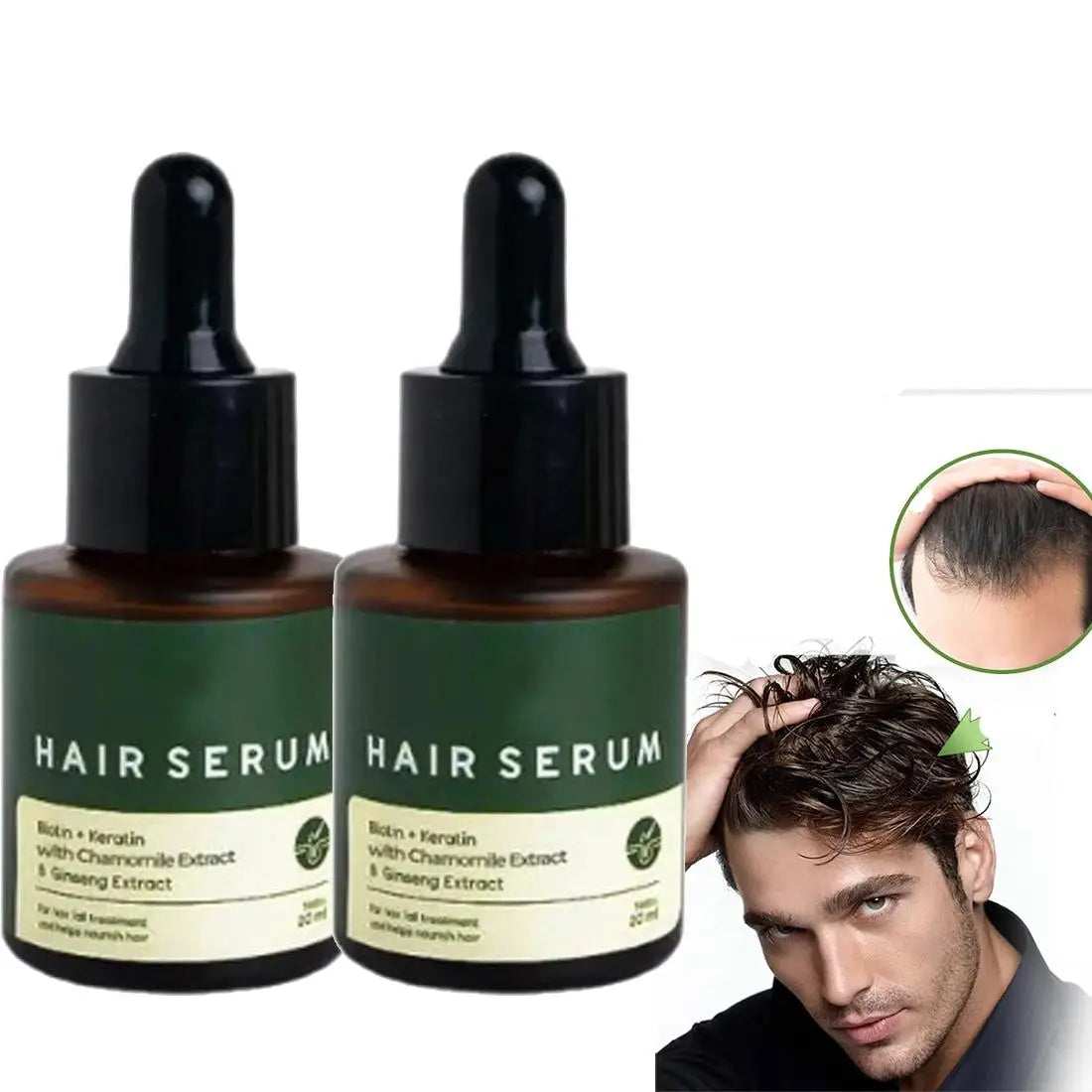 Rosemary Mint Hair Oil – Keratin & Biotin Scalp Serum 20ml