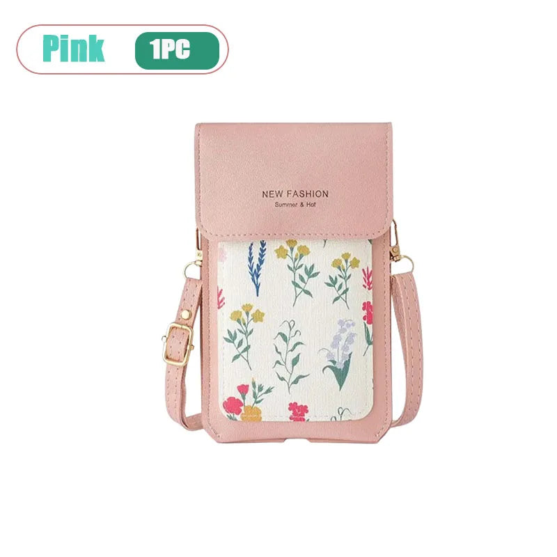 Touchscreen Crossbody Phone Bag for Women | Mini Shoulder Purse