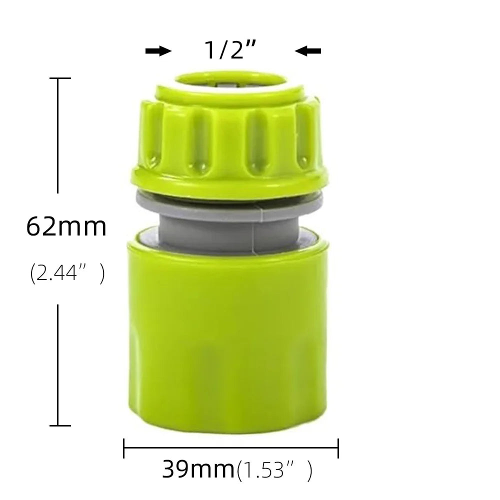 10PCS Garden 1/2 inch 16mm Connectors Extend Repair Fitting Watering Tool Gardening Tap Water Pipe Quick Connect Adapter Hose Peaceful Pleasures Health and Wellness