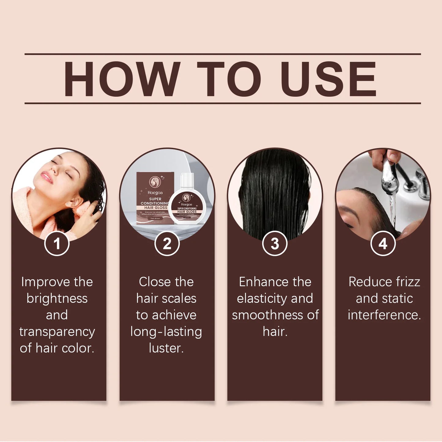 Hoegoa Anti-Frizz Hair Brightening Color Conditioner 100ml