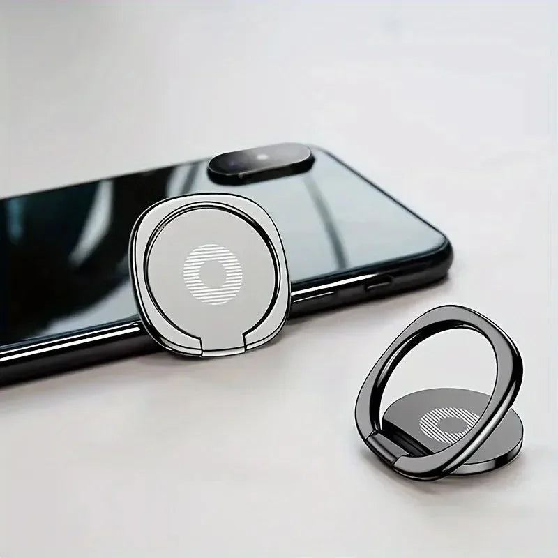 Metal Phone Ring Stand 360 Degree Rotatable Finger Grip Bracket Strong Adhesive Work Car Mount For IOS Android Cellphone Tablet Peaceful Pleasures Health and Wellness