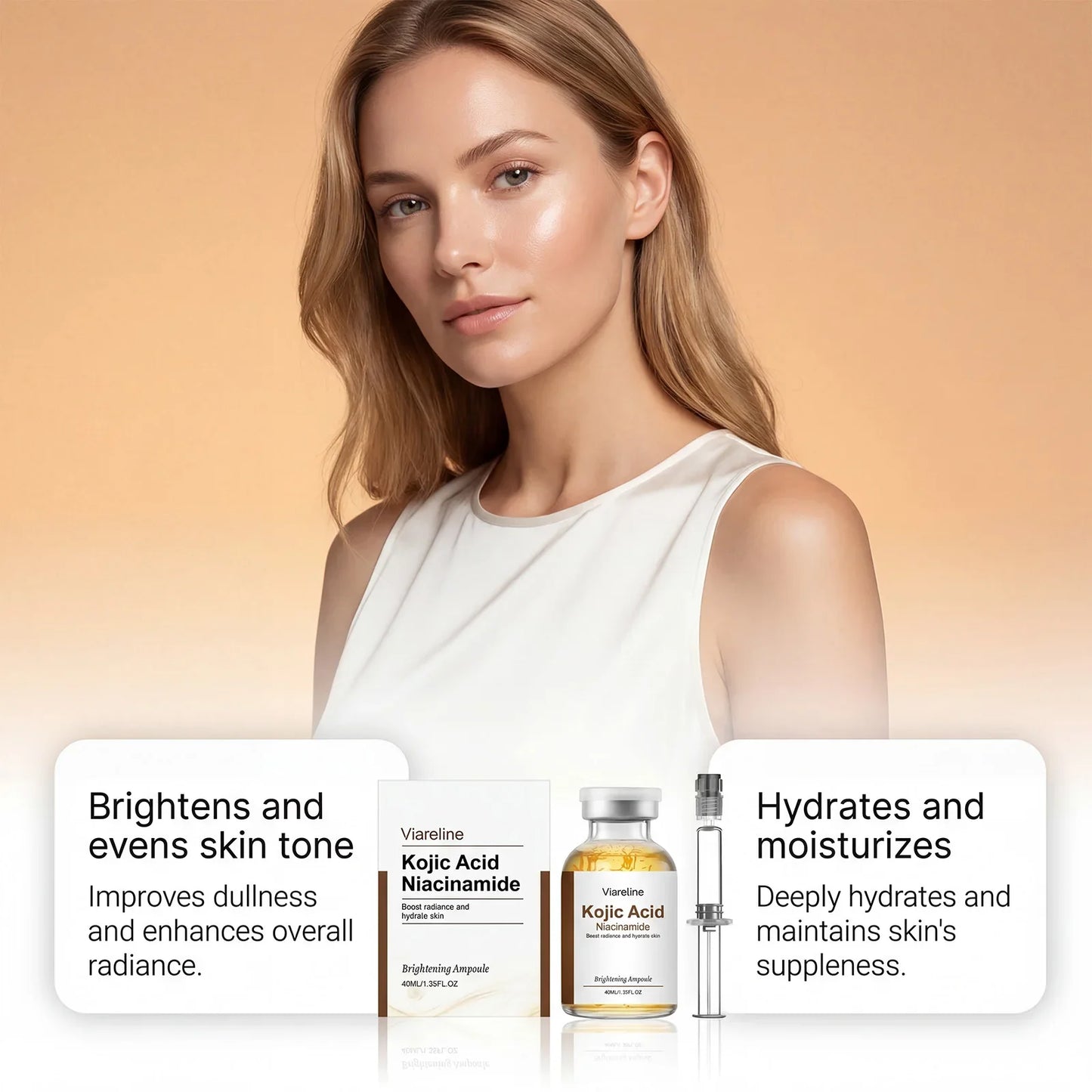 VIARELINE Niacinamide & Kojic Acid Brightening Serum 40ml