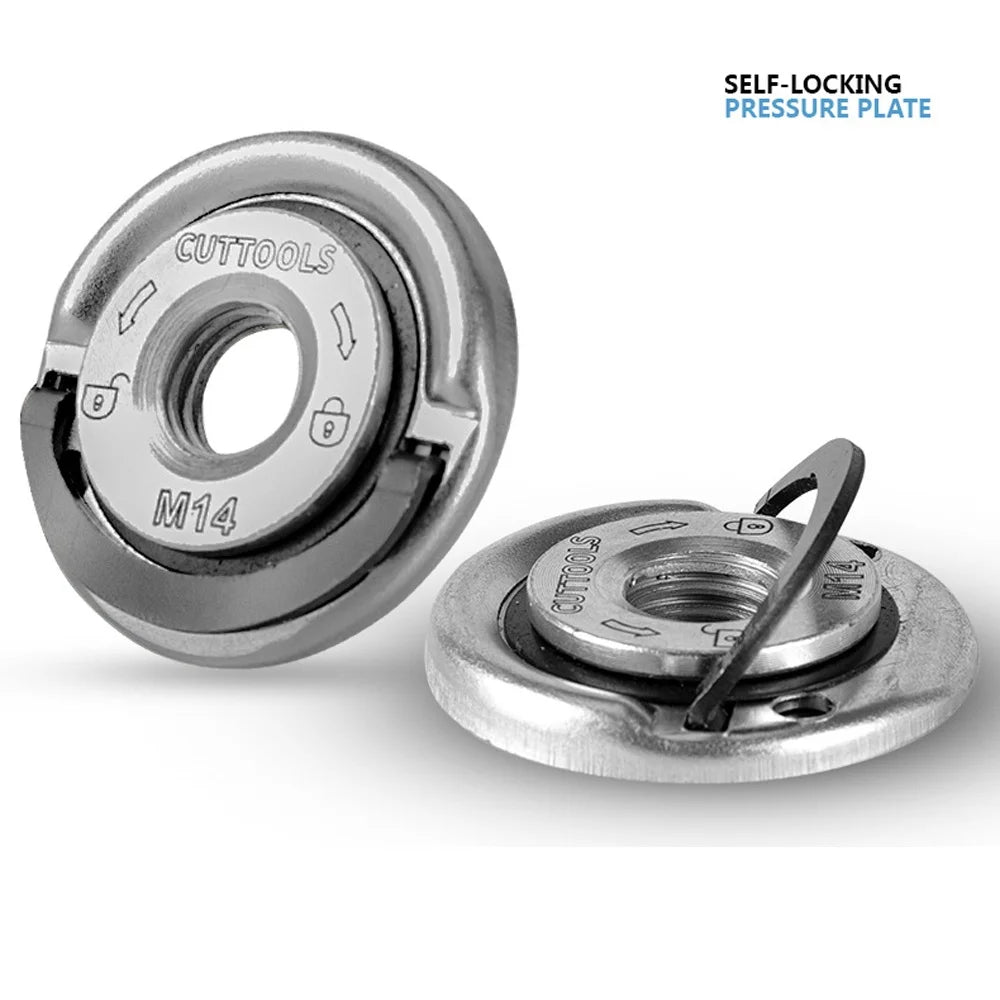M14 Angle Grinder Quick Release Self-locking Pressing Plate Flange