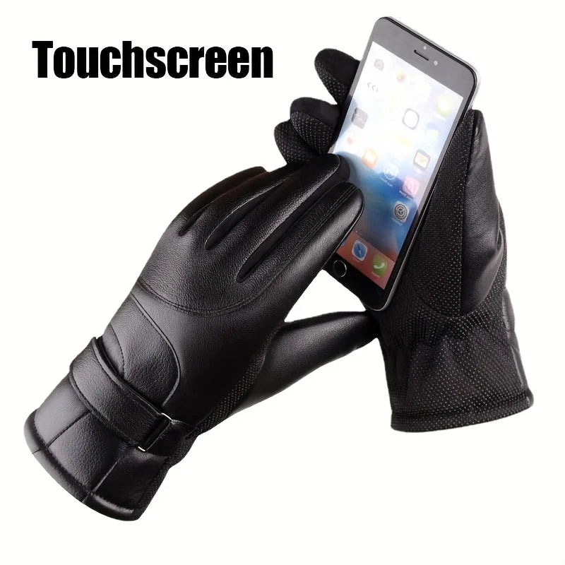 RooRuns Winter Motorcycle Gloves – Windproof Thermal Riding