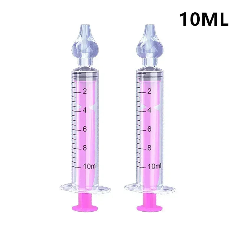 Baby Nasal Aspirator Nose Cleaner – Soft Silicone, 2pcs 10ml