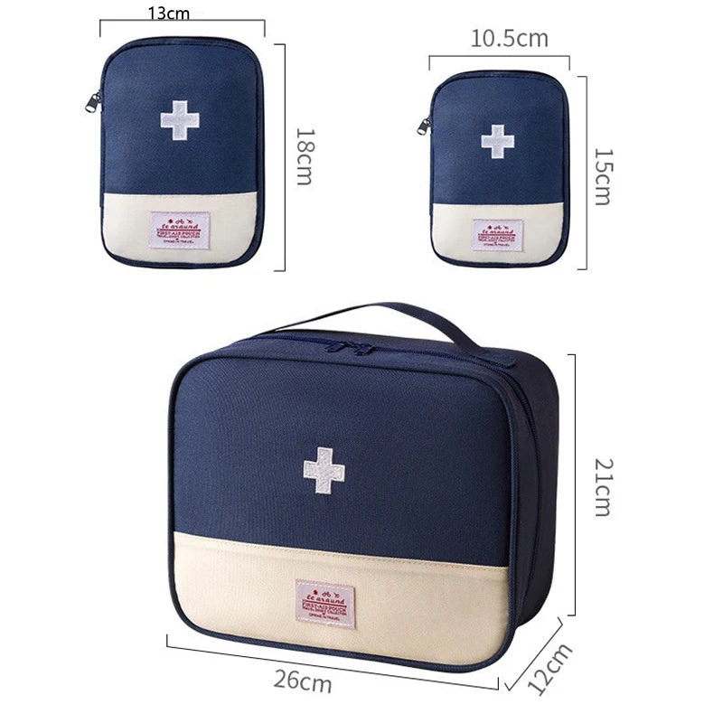 Portable First Aid Kit Bag – Travel, Outdoor & Home Emergency