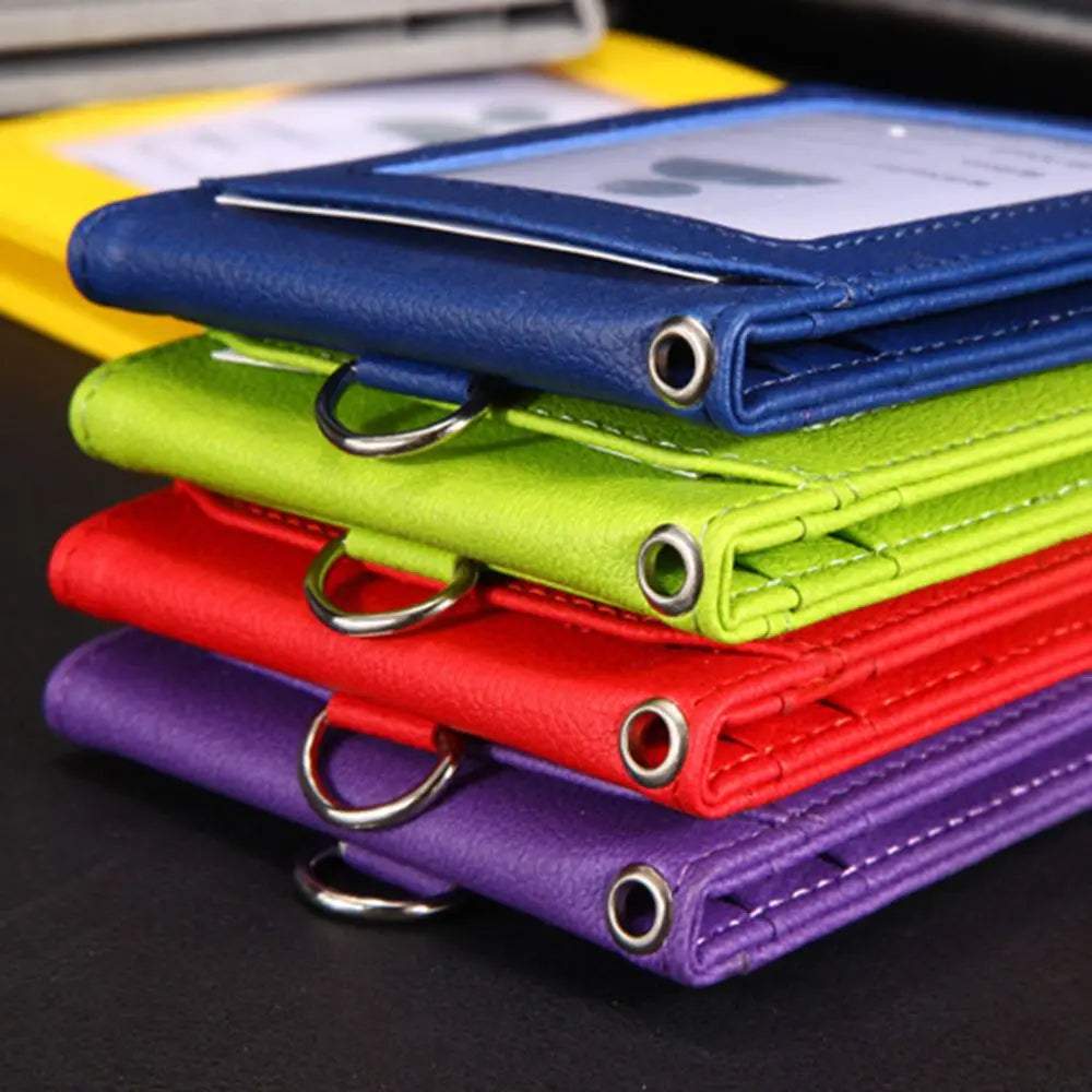 Business Neck Strap Stationery Office School Supplies Badge Holder Card Holder with Lanyard Bus Cards Cover ID Desk Organizer Peaceful Pleasures Health and Wellness