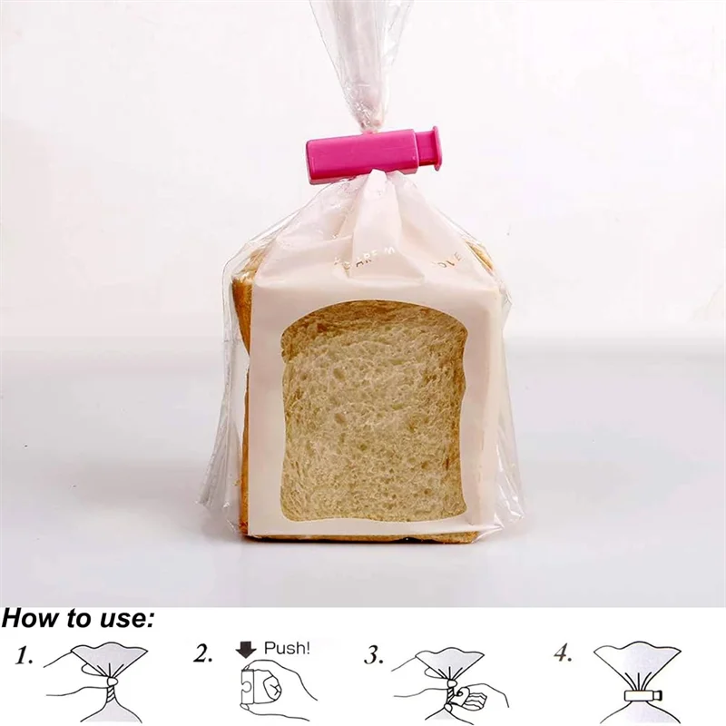 Snack Moisture Proof Sealing Clip Bread Bag Preservation Clip Plastic Bag Sealing Clip Milk Powder Bag Sealing Clips Practical Peaceful Pleasures Health and Wellness