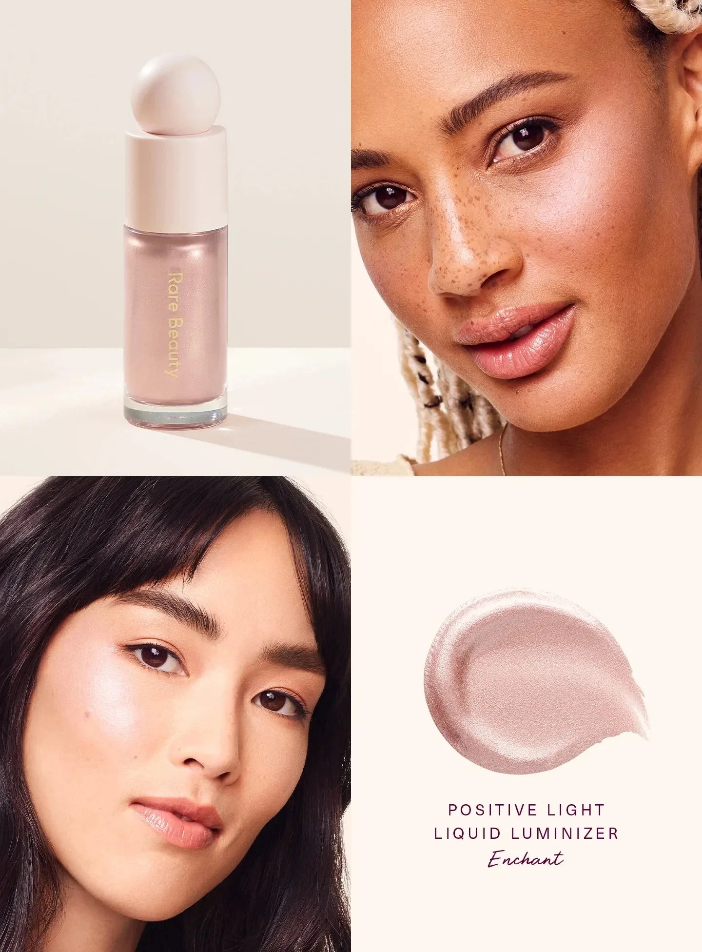 Rare Beauty Soft Pinch Liquid Blush, Lip Stain & Highlighter Set