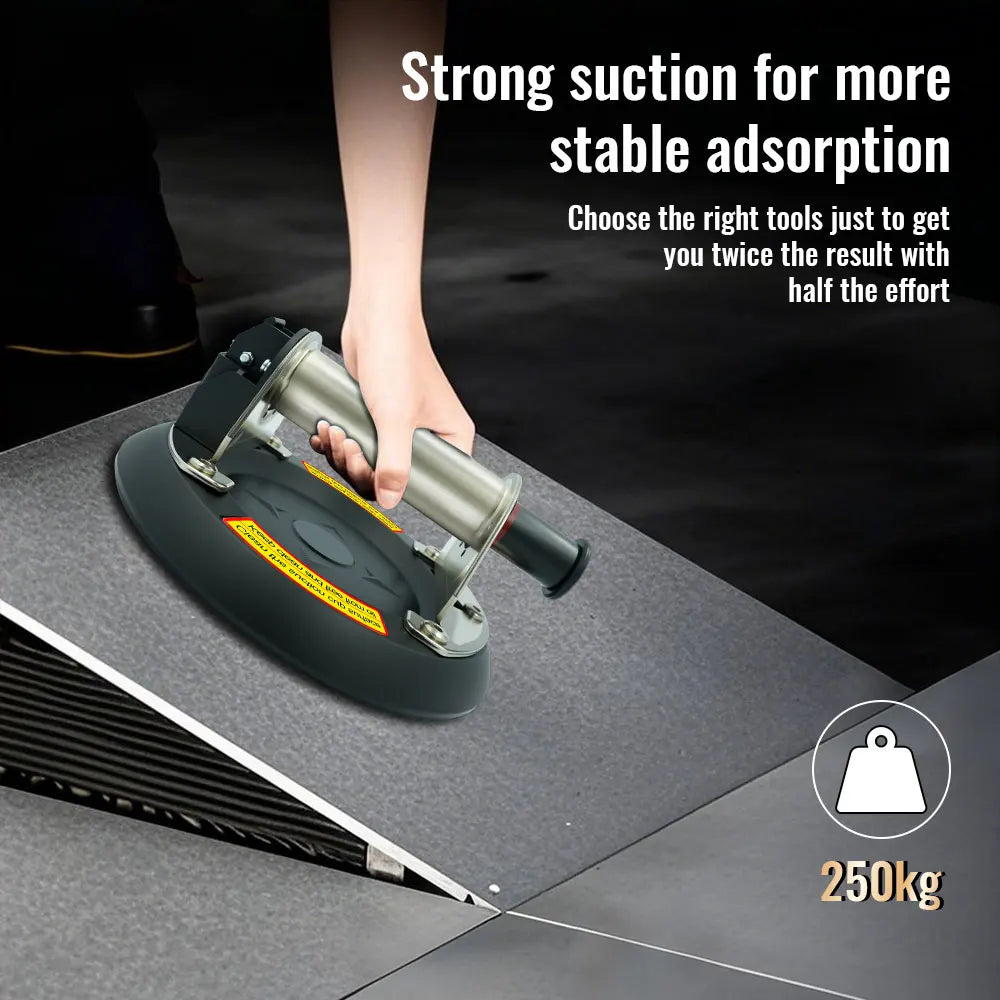New 250KG vacuum suction cup stainless steel metal handle strong hand pump suction cup lifting magnet handling tool Peaceful Pleasures Health and Wellness