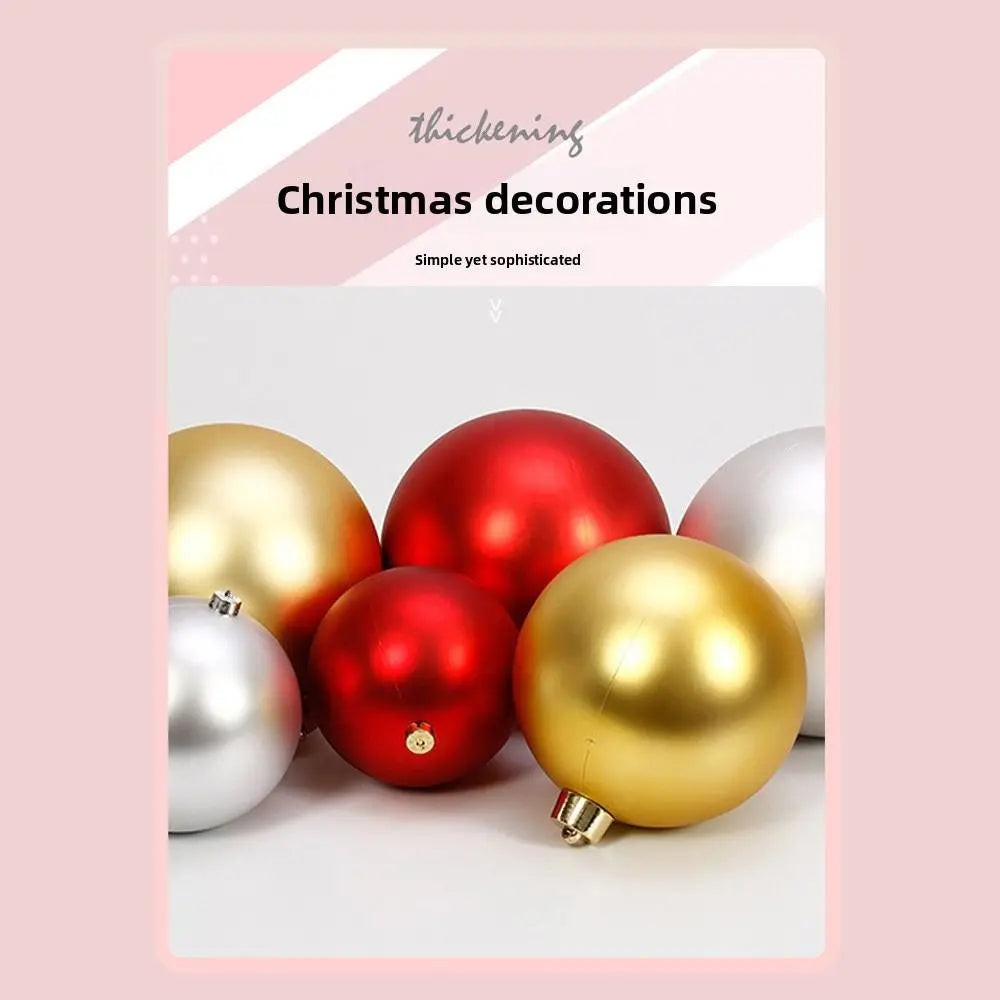 15cm Matte Christmas Ball Ornament | Holiday Ceiling Decor