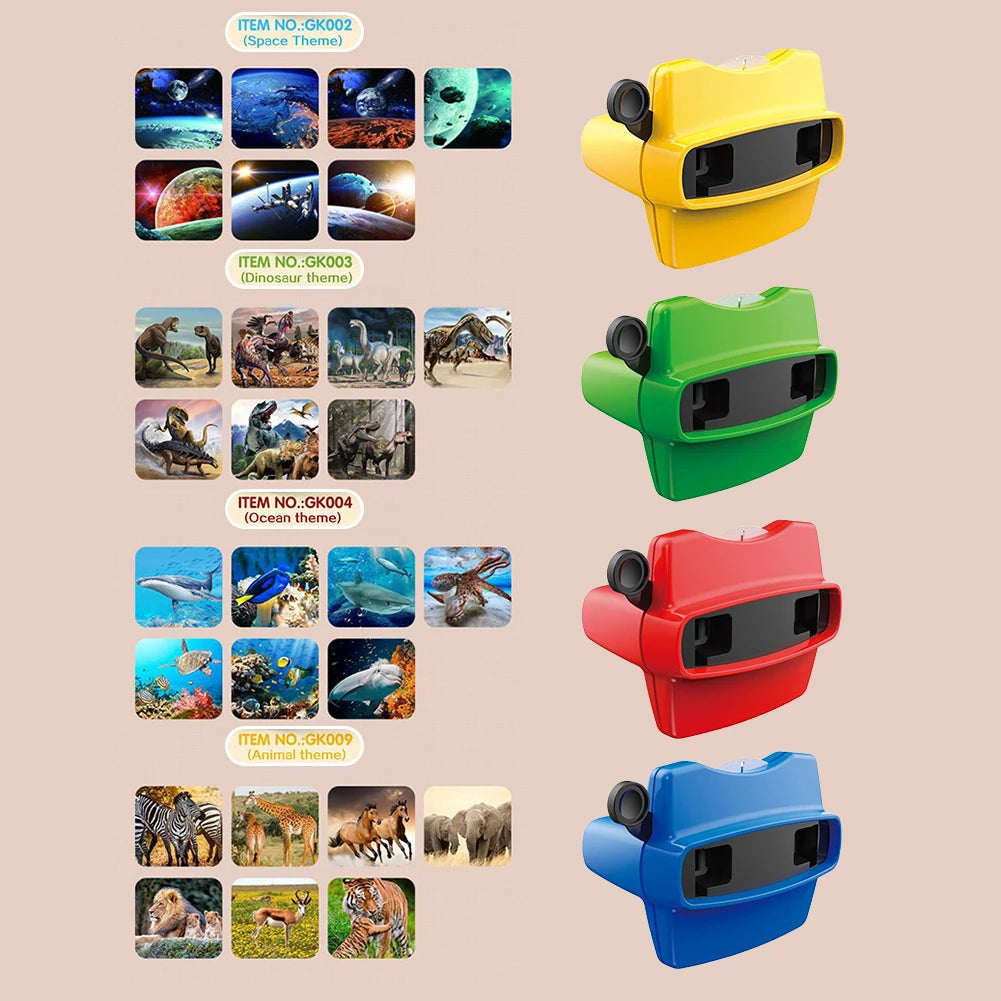 Classic 3D Viewer Slide Learning Toy for Kids | STEM Toy