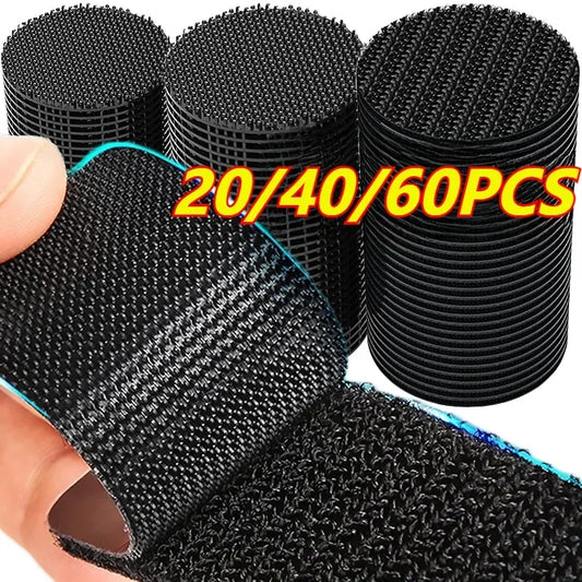 Auto Adhesive Velcros Tape Household Floor Mats Sewing Self-adhesive. With Anti Slip Grip Tape Stickers Hook-and-loop Fastener Peaceful Pleasures Health and Wellness