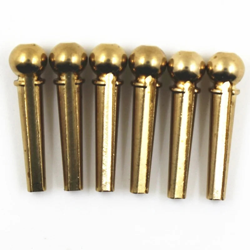 Metal Acoustic Guitar Bridge Pins Strings Fixed Cone String Nails