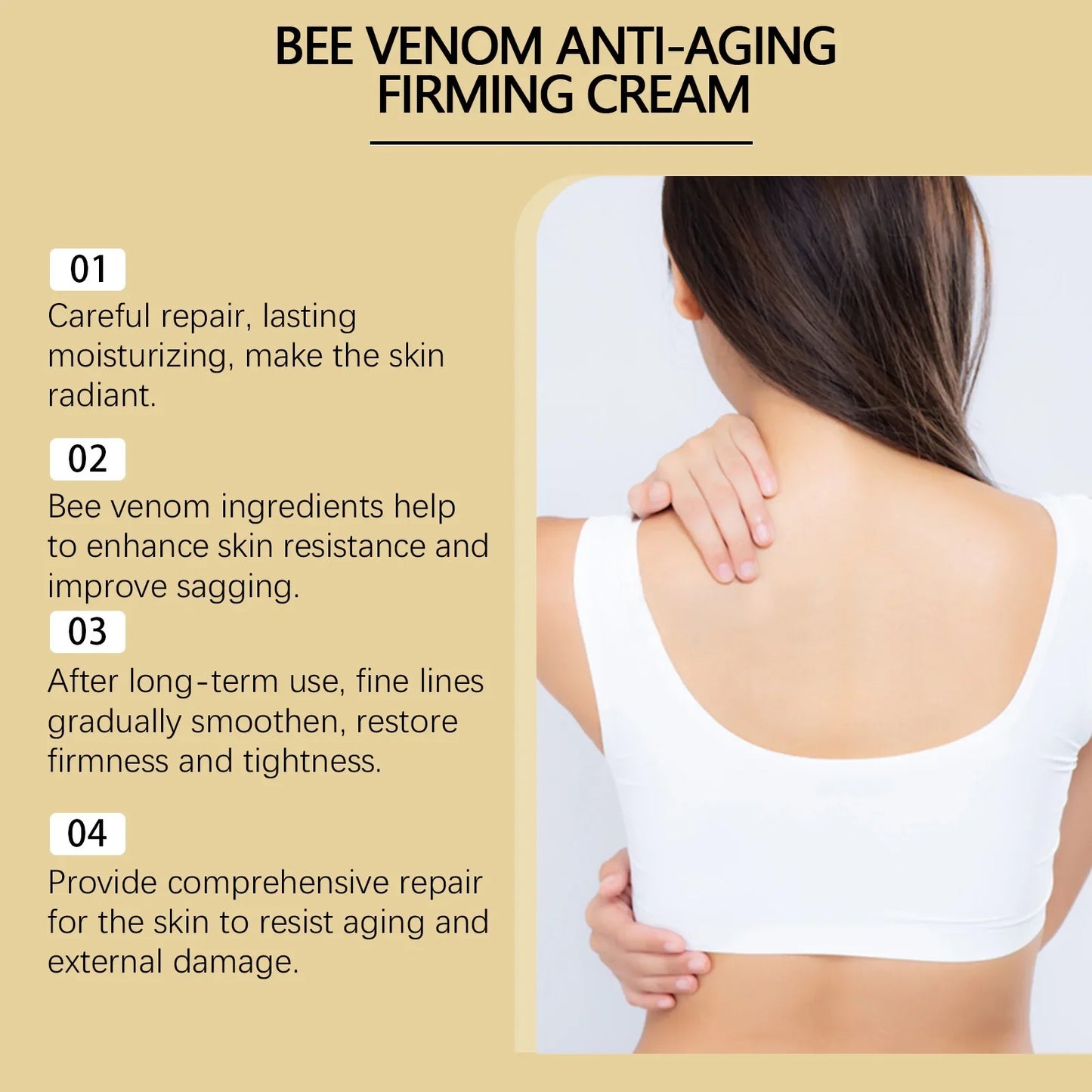 Houkea Bee Venom Body Firming & Moisturizing Cream 100ml