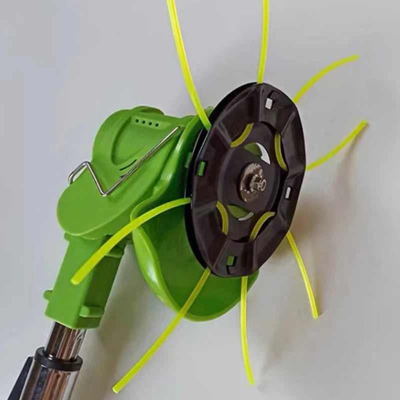 Steel Replacement Lithium Grass Trimmer Head Lawn Mower Head Free 4 Lines Removal Of Garden Weed Brushcutter Part Peaceful Pleasures Health and Wellness