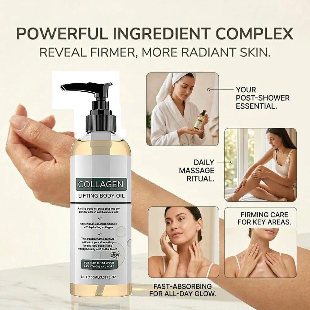 Collagen Lifting Body Oil – Firming & Deep Hydration