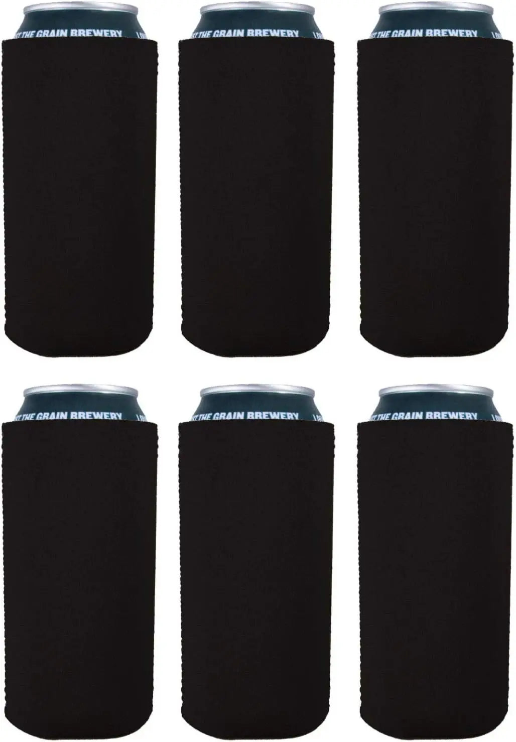 500mlCan Cooler Sleeves Beer/Energy Drink Blank Skinny Premium Quality Blank Neoprene 16oz Can Holders Beverage Thermocoolers Peaceful Pleasures Health and Wellness 6PCS 4