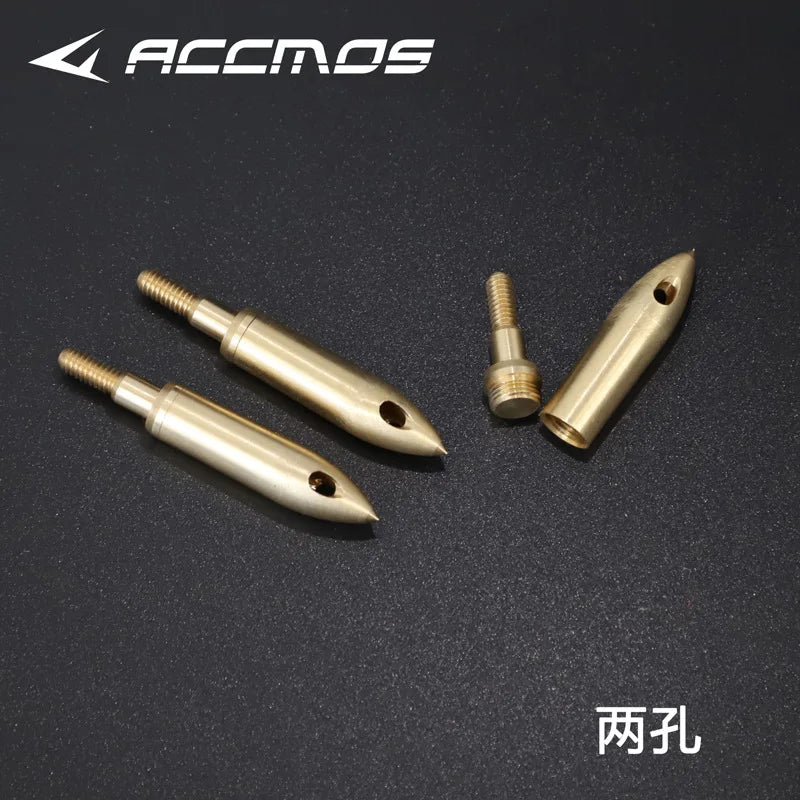 6 12 Arrowheads Whistle Point Tips Hunting Archery Copper-iron