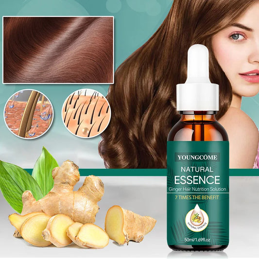 Natural Ginger Hair Serum – 7X Strength & Frizz-Free Leave-In Leave-In Hair Serum Oasis Select