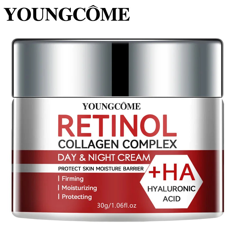 Retinol Collagen Facial Care Moisturizing Cream Deep Hydration Suitable for dry Aging Face Cream Moisturizing Skin Repair Peaceful Pleasures Health and Wellness