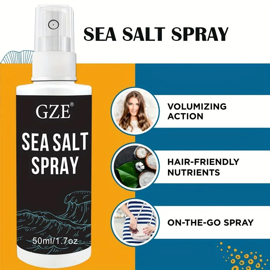 GZE Natural Sea Salt Hair Spray – Volume & Texture for Men & Women