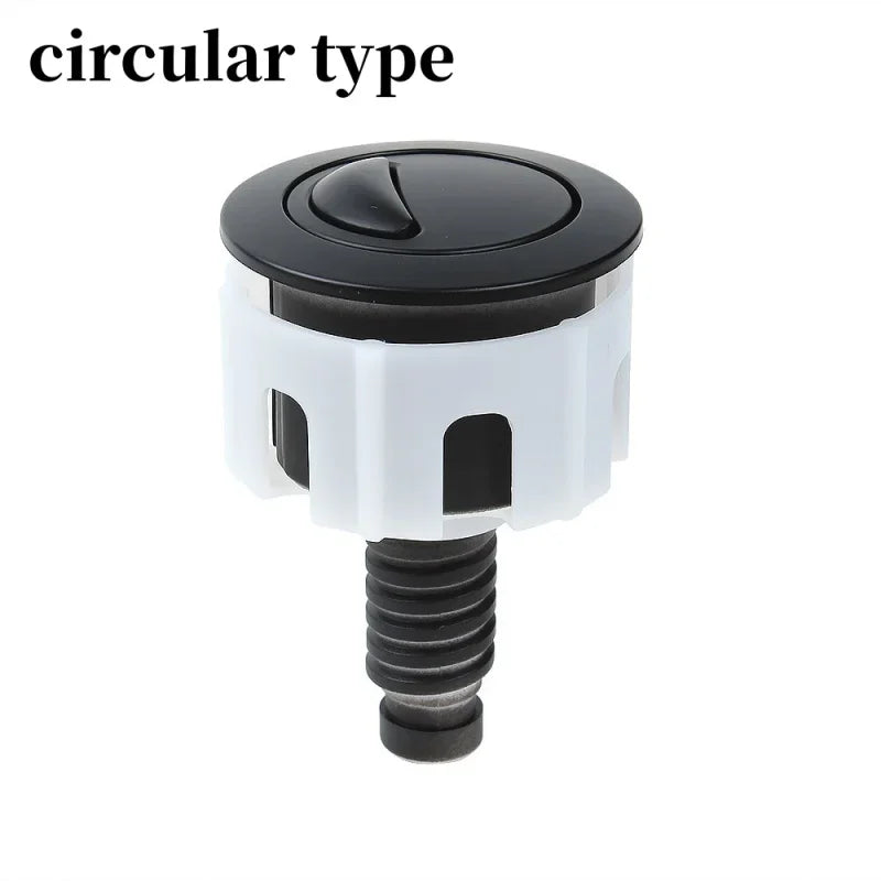 Chrome Dual Flush Toilet Push Button – Water-Saving Cistern