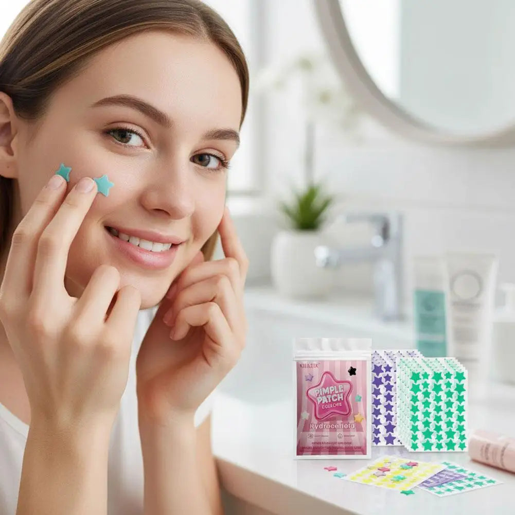 Star Hydrocolloid Acne Patches – Ultra-Thin Colorful Pimple Dots