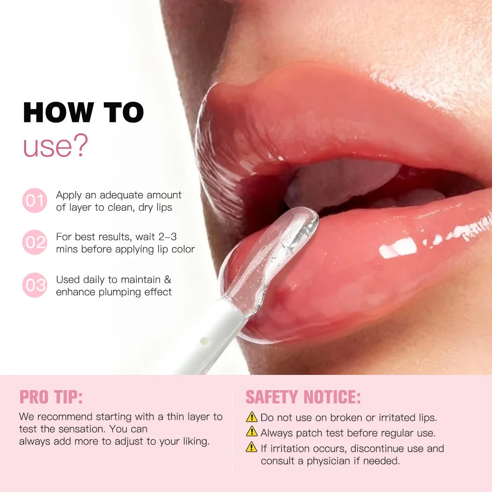 Plumping High-Shine Lip Gloss & Moisturizing Lip Plumper Serum