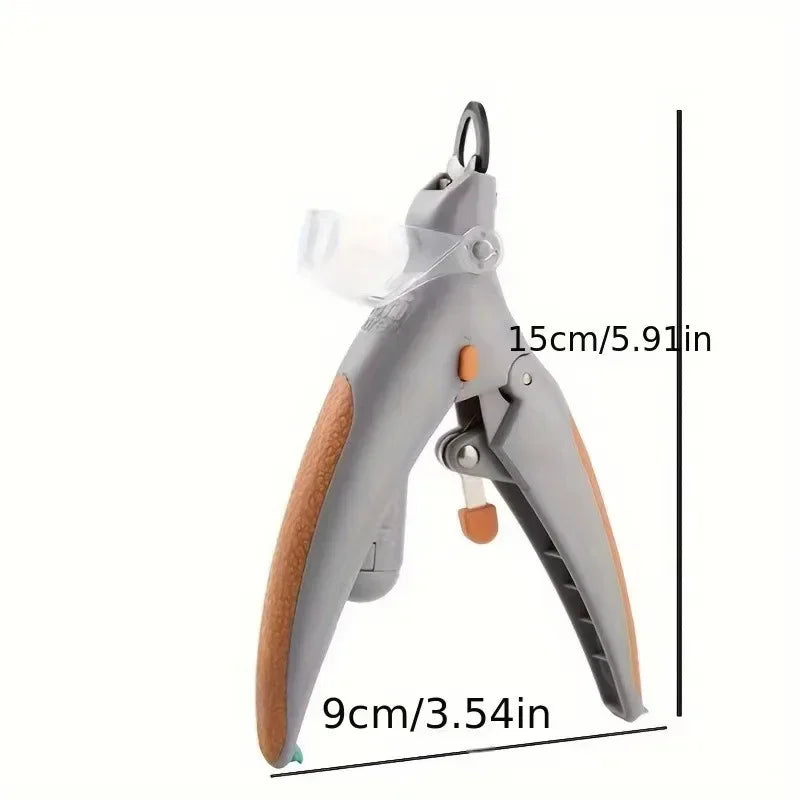 LED Pet Nail Clipper with Magnifying Glass & Light, Professional Dog Cat Grooming Trimmer Kit, Safe Beginner Pet Care Nail Peaceful Pleasures Health and Wellness
