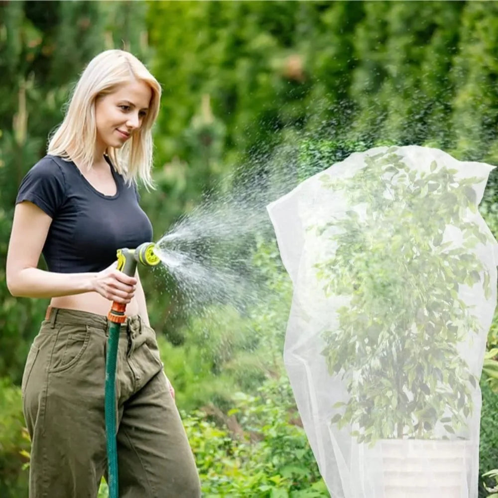 2-Pack Plant Insect & Bird Protection Net Bags | Drawstring Cover