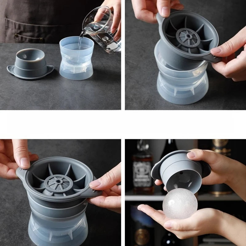 6cm Silicone Sphere Ice Ball Mold – Whiskey Ice Maker, 20 Balls Silicone Ice Ball Mold Peaceful Pleasures Health and Wellness