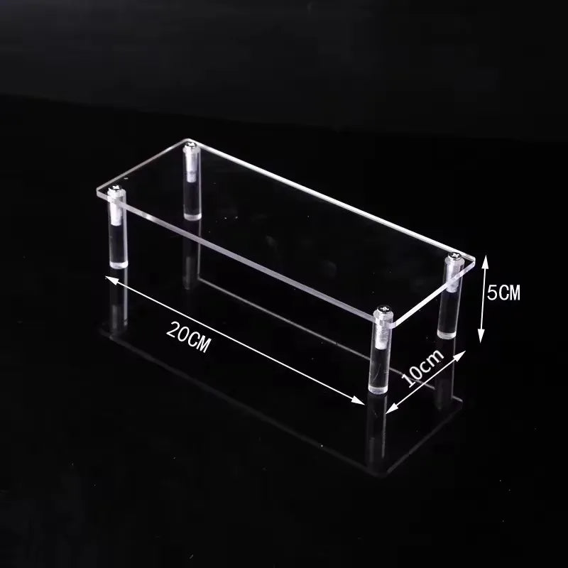 1-5 Tier Acrylic Display Stand Clear Riser Rack Cupcake Perfume Doll