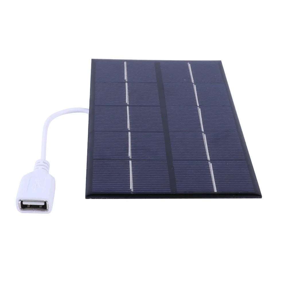 5W Portable Solar Panel USB Charger for Camping & Outdoors Peaceful Pleasures Health and Wellness