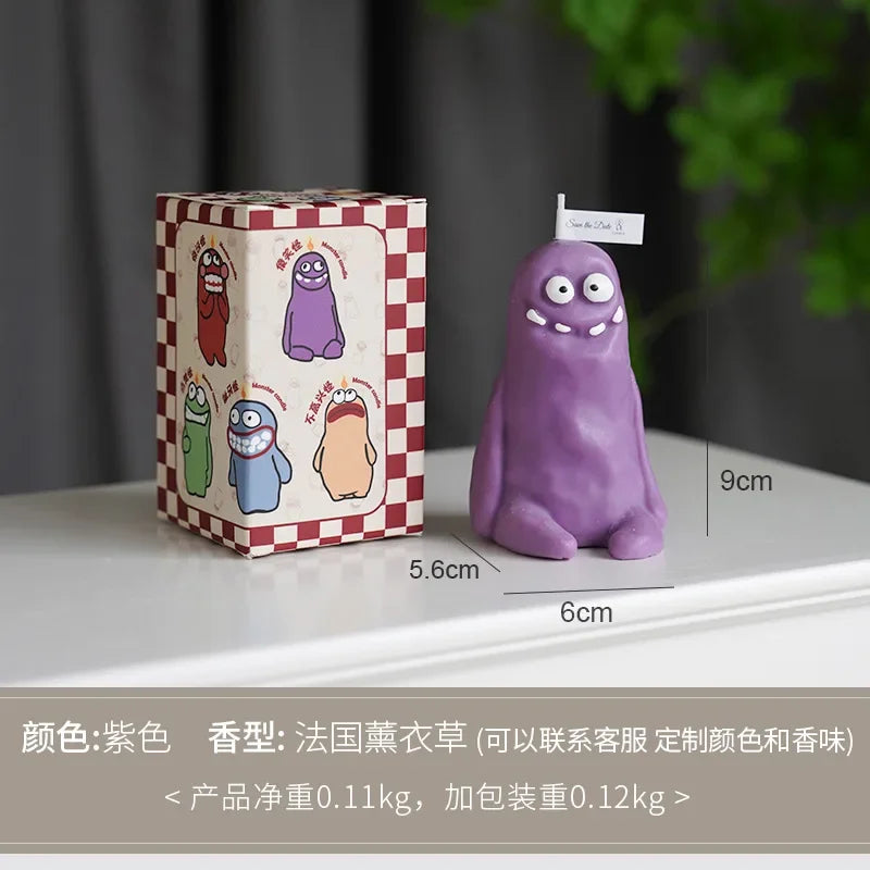Earthlings Monster Candles Fun Creative Birthday Gifts Handmade Aromatherapy Candles Peaceful Pleasures Health and Wellness A