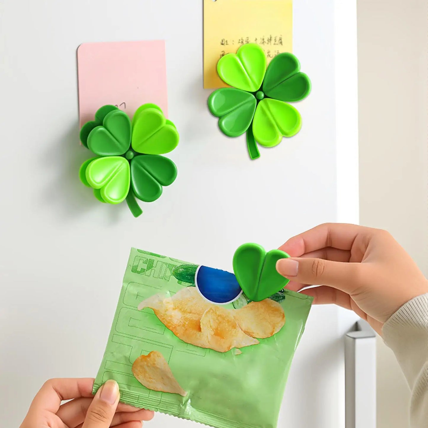2-in-1 Magnetic Bag Clips & Fridge Magnets | Reusable Food Sealer