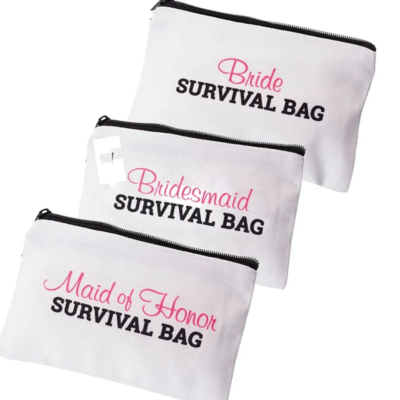 Bridal Emergency Survival Kit Bag | Bachelorette & Wedding Gift Bridal Gift Bag Peaceful Pleasures Health and Wellness