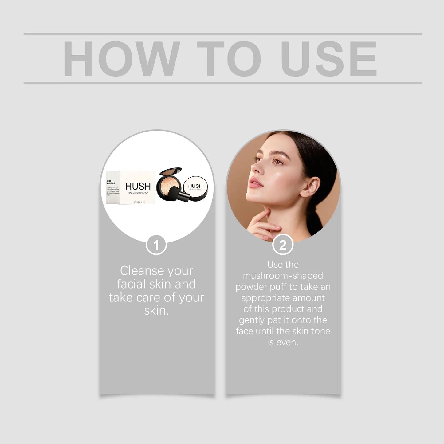 Mushroom Head Air Cushion Foundation – Waterproof & Oil Control