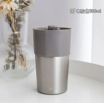 Stainless Steel Double-Wall Insulated Coffee Mug 300ml