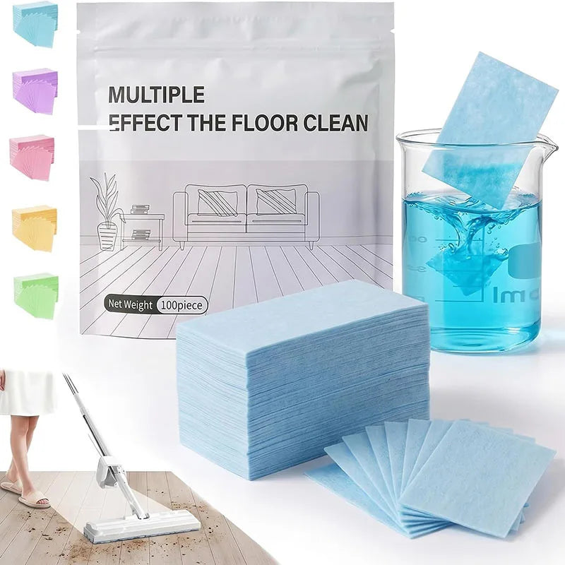 100-Pack Dissolving Floor Cleaner Tablets – All Floor Types